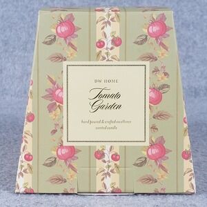 DW HOME Tomato Garden Scented Candle 7.6 oz Medium Jar Single Wick Fresh Green